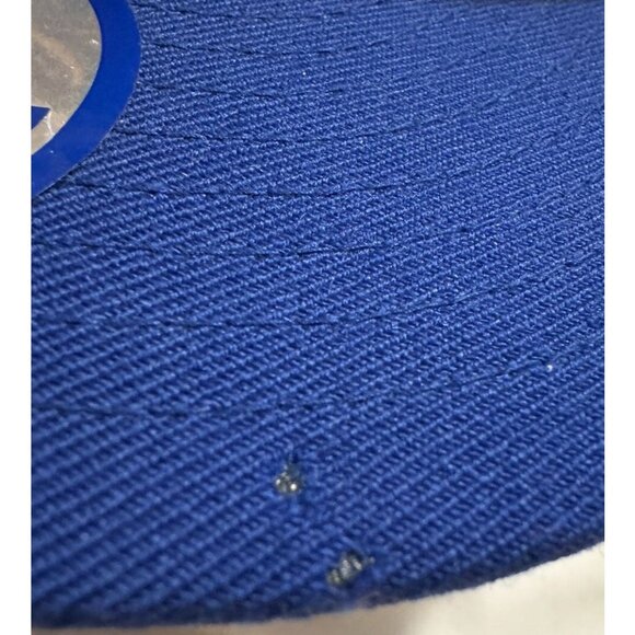 KU Adidas NCAA Kansas University Jayhawks Wool Crimson Blue Hat Fitted‎ 7 3/4 - Picture 13 of 16